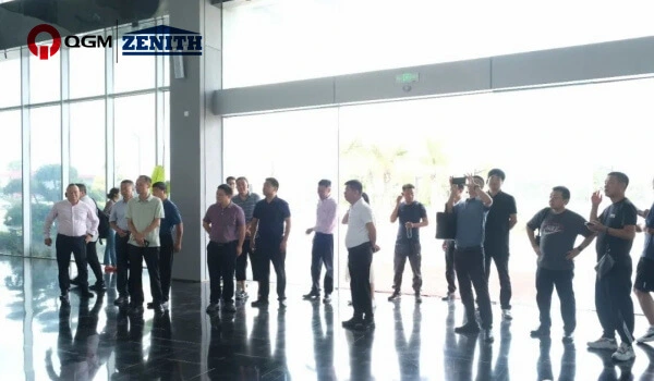 Delegacja ds. sieci odpadów przemysłowych odwiedziła Quangong Co., Ltd. w celu kontroli i wymiany