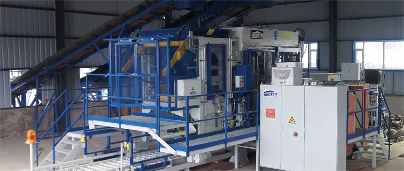 W Afryce uruchomiono w pełni zautomatyzowany projekt produkcji cegieł blokujących z betonu wielowarstwowego.