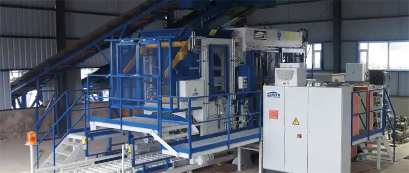 W Afryce uruchomiono w pełni zautomatyzowany projekt produkcji cegieł blokujących z betonu wielowarstwowego.